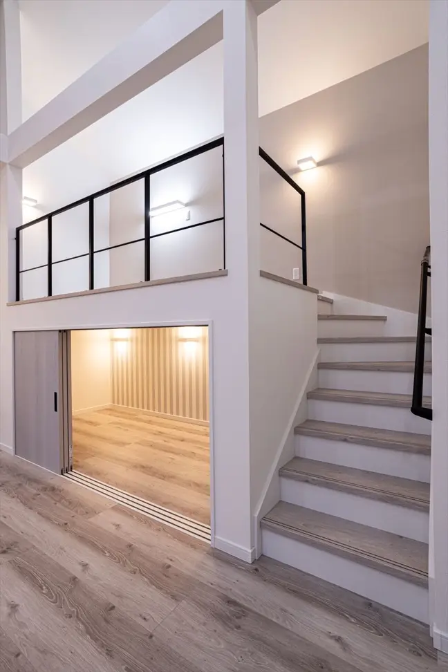 スキップフロアの家 内観03