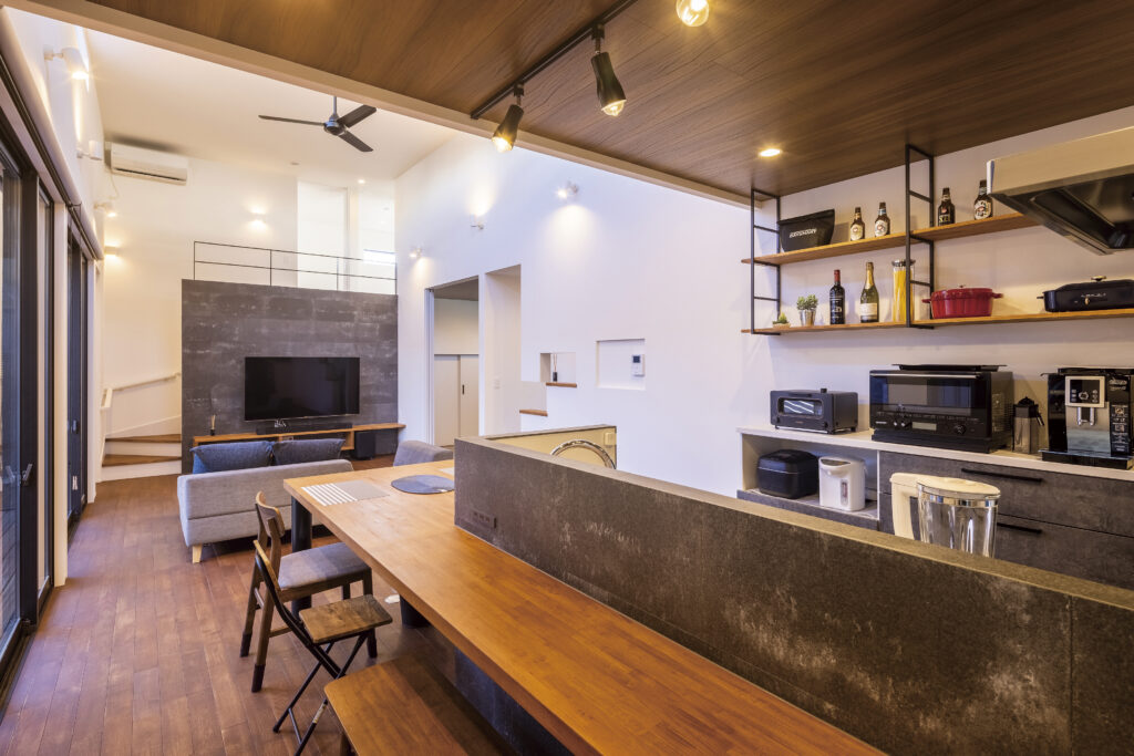 ヴィンテージスタイル（Up to door）リビング・キッチン